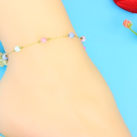 Elegant Handmade Anklet – Perfect for Women & Girls | Ideal Gift Option, DYC1169 - Picture 8 of 9